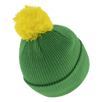 GORRO DE INVIERNO CON POMPÓN | GREEN | 1 | Diel
