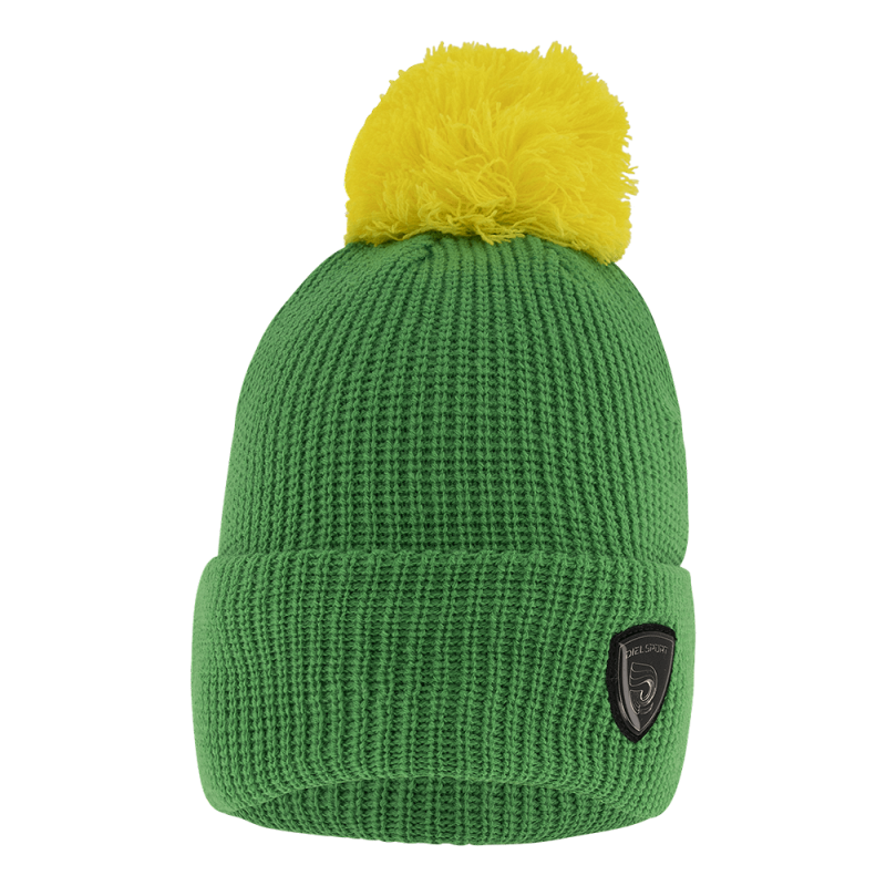 GORRO DE INVIERNO CON POMPÓN | GREEN | 1 | Diel