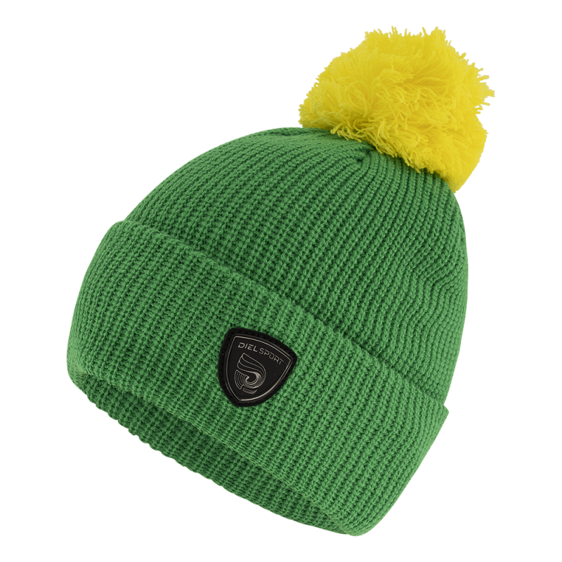 GORRO DE INVIERNO CON POMPÓN | GREEN | 1 | Diel