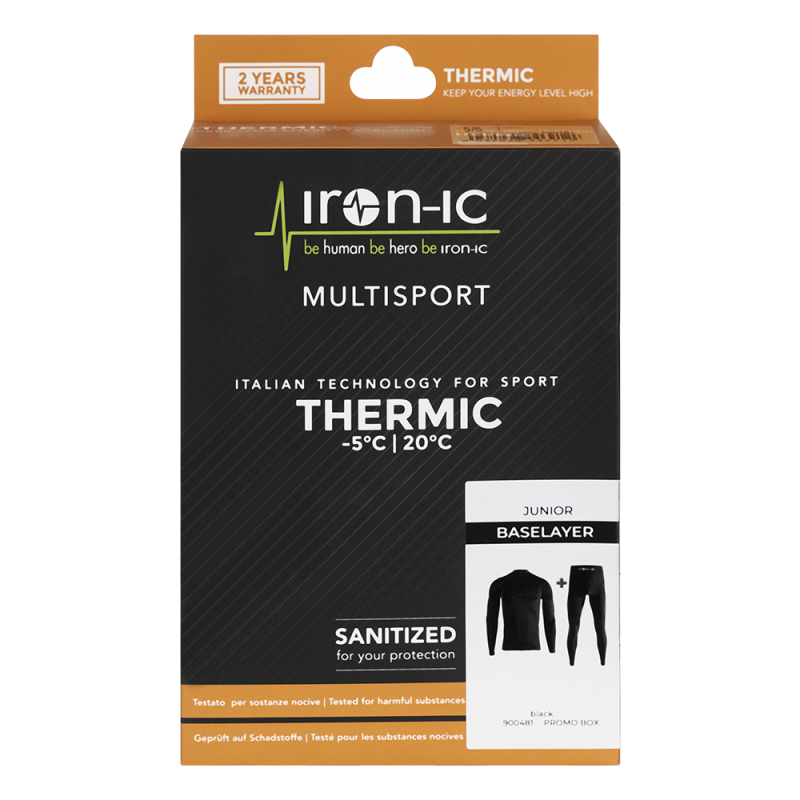 CONJUNTO DE ROPA INTERIOR TÉRMICA INFANTIL | BLACK | 164 | Diel