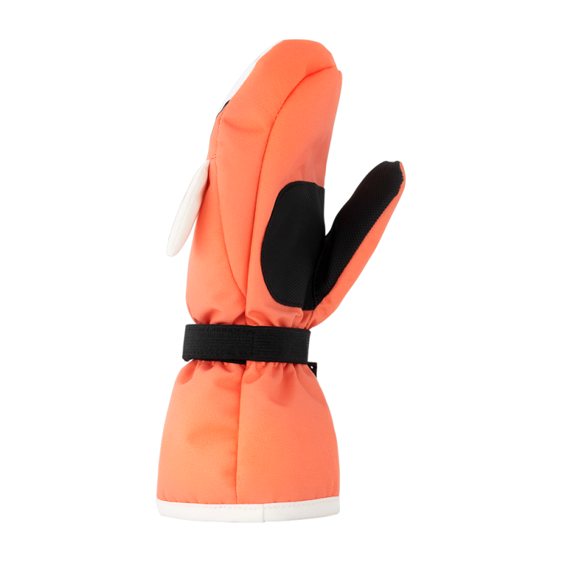 GUANTES DE ESQUÍ INFANTILES CON DISEÑO DE CONEJITO | ORANGE | M-L | Diel