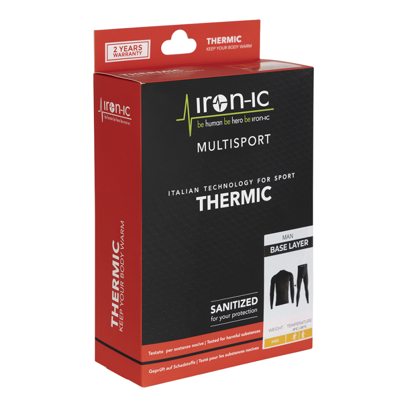 ROPA INTERIOR TÉRMICA HOMBRE – CONJUNTO | BLACK | XL(54) | Diel