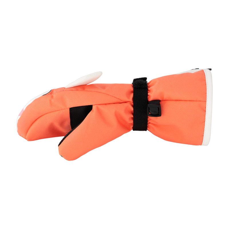 GUANTES DE ESQUÍ INFANTILES CON DISEÑO DE CONEJITO | ORANGE | XS-S | Diel
